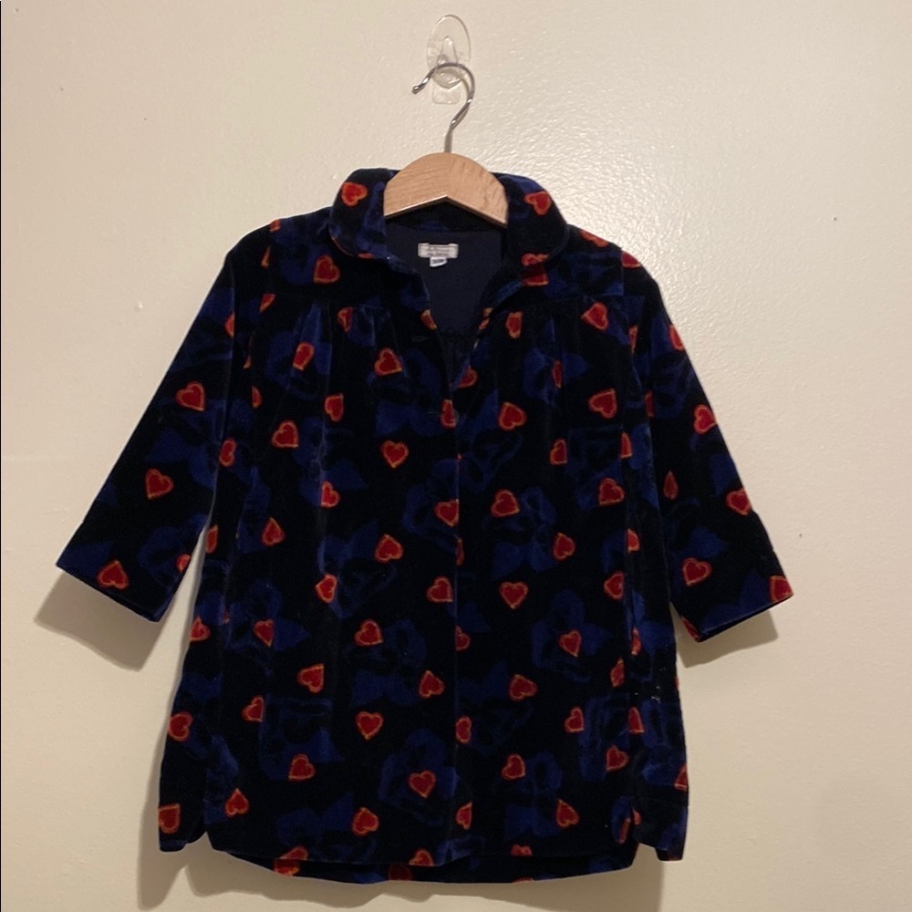 BABY MINI CATININI Heart Patterned dress. Size 2 /86